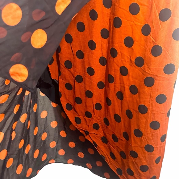 Anthropologie Maeve Oksana Polka Dot Midi Skirt Size Medium - Picture 5 of 8